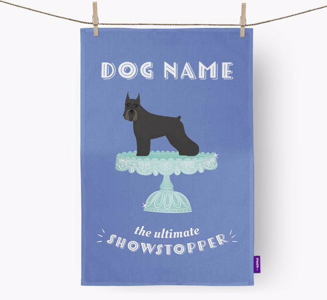 'The Ultimate Showstopper' - Personalised {breedFullName} Tea Towel